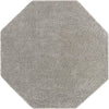 Cozy Comfort Shag Collection Area Rug - Hearthside (Light Gray) Octagon Light Gray  lifestyle 3