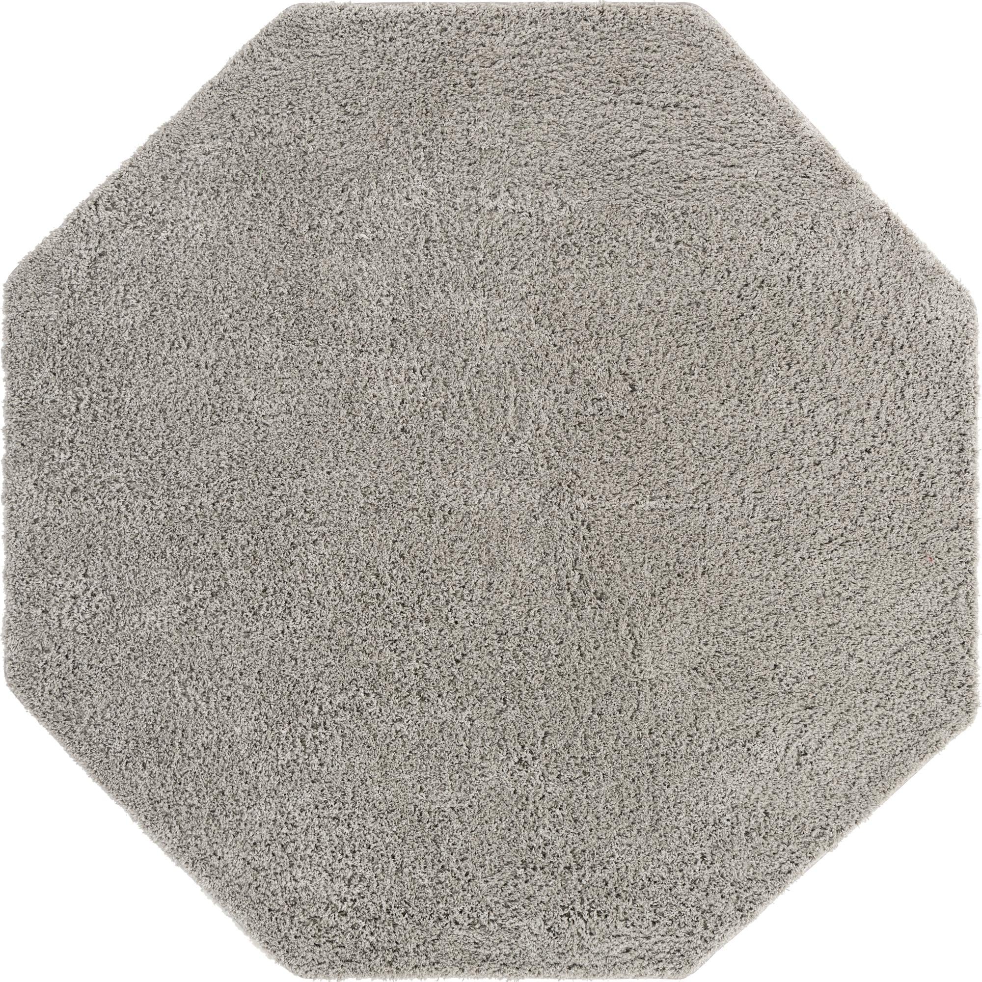 Cozy Comfort Shag Collection Area Rug - Hearthside (Light Gray)