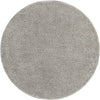 Cozy Comfort Shag Collection Area Rug - Hearthside (Light Gray) Round Light Gray  lifestyle 4