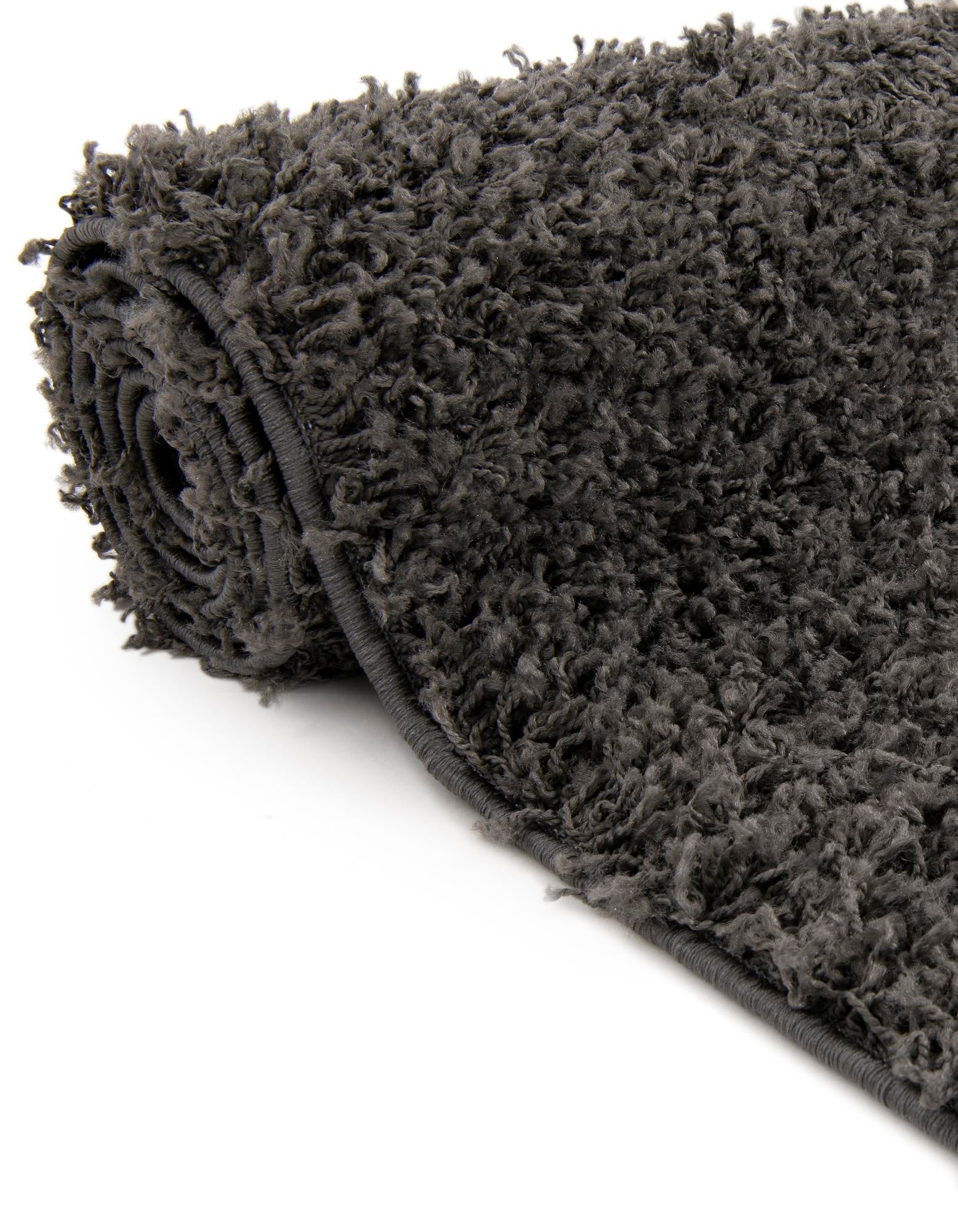 Cozy Comfort Shag Collection Area Rug - Hearthside (Dark Gray)