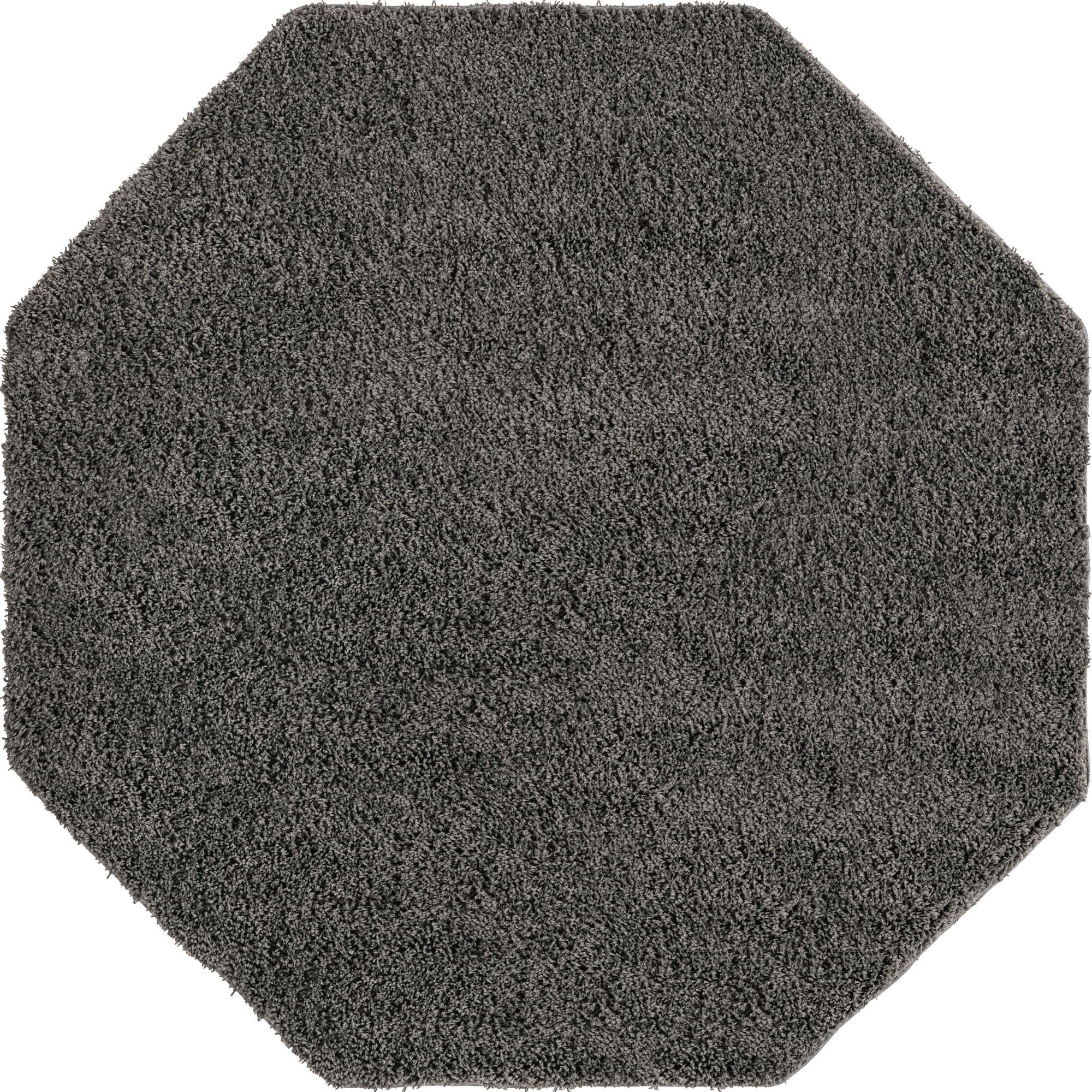 Cozy Comfort Shag Collection Area Rug - Hearthside (Dark Gray)