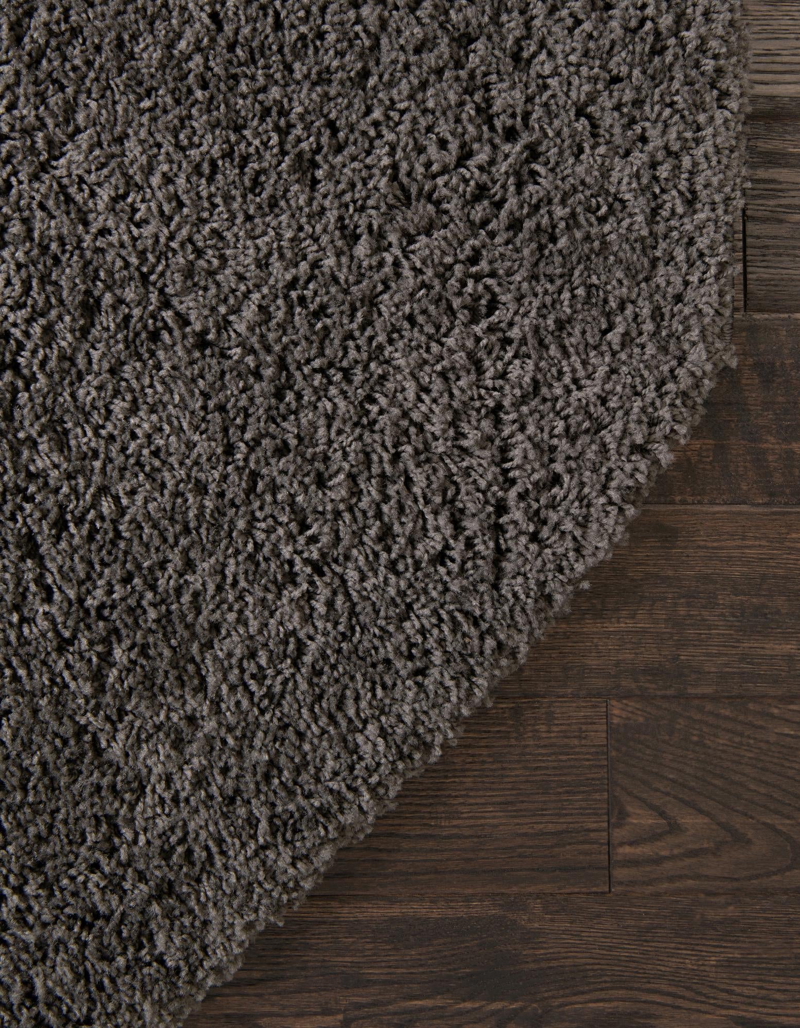 Cozy Comfort Shag Collection Area Rug - Hearthside (Dark Gray)