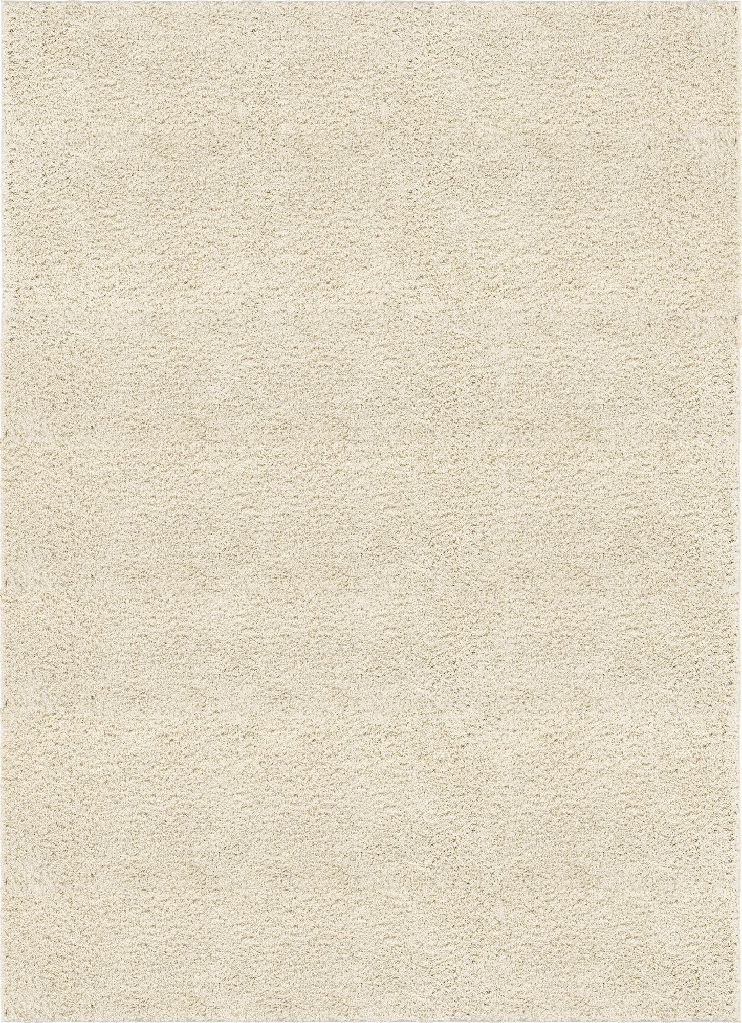 Cozy Comfort Shag Collection Area Rug - Hearthside (Ivory)