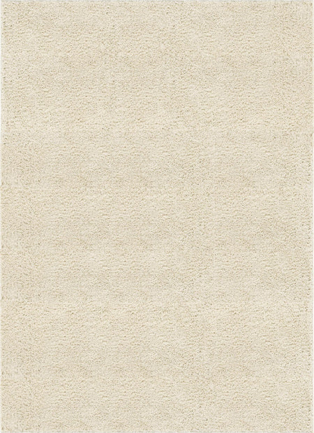 Cozy Comfort Shag Collection Area Rug - Hearthside (Ivory)