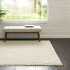 Cozy Comfort Shag Collection Area Rug - Hearthside (Ivory) Square Ivory  lifestyle 8