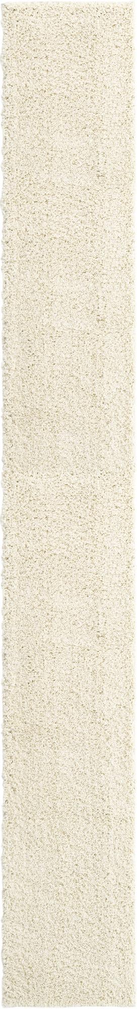 Cozy Comfort Shag Collection Area Rug - Hearthside (Ivory) Runner Ivory  lifestyle 6