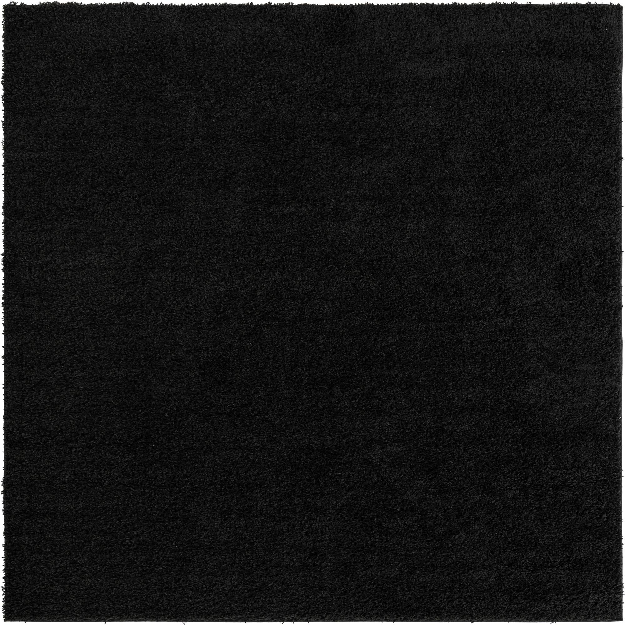 Cozy Comfort Shag Collection Area Rug - Hearthside (Black)