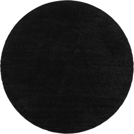 Cozy Comfort Shag Collection Area Rug - Hearthside (Black)