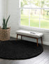 Cozy Comfort Shag Collection Area Rug - Hearthside (Black)