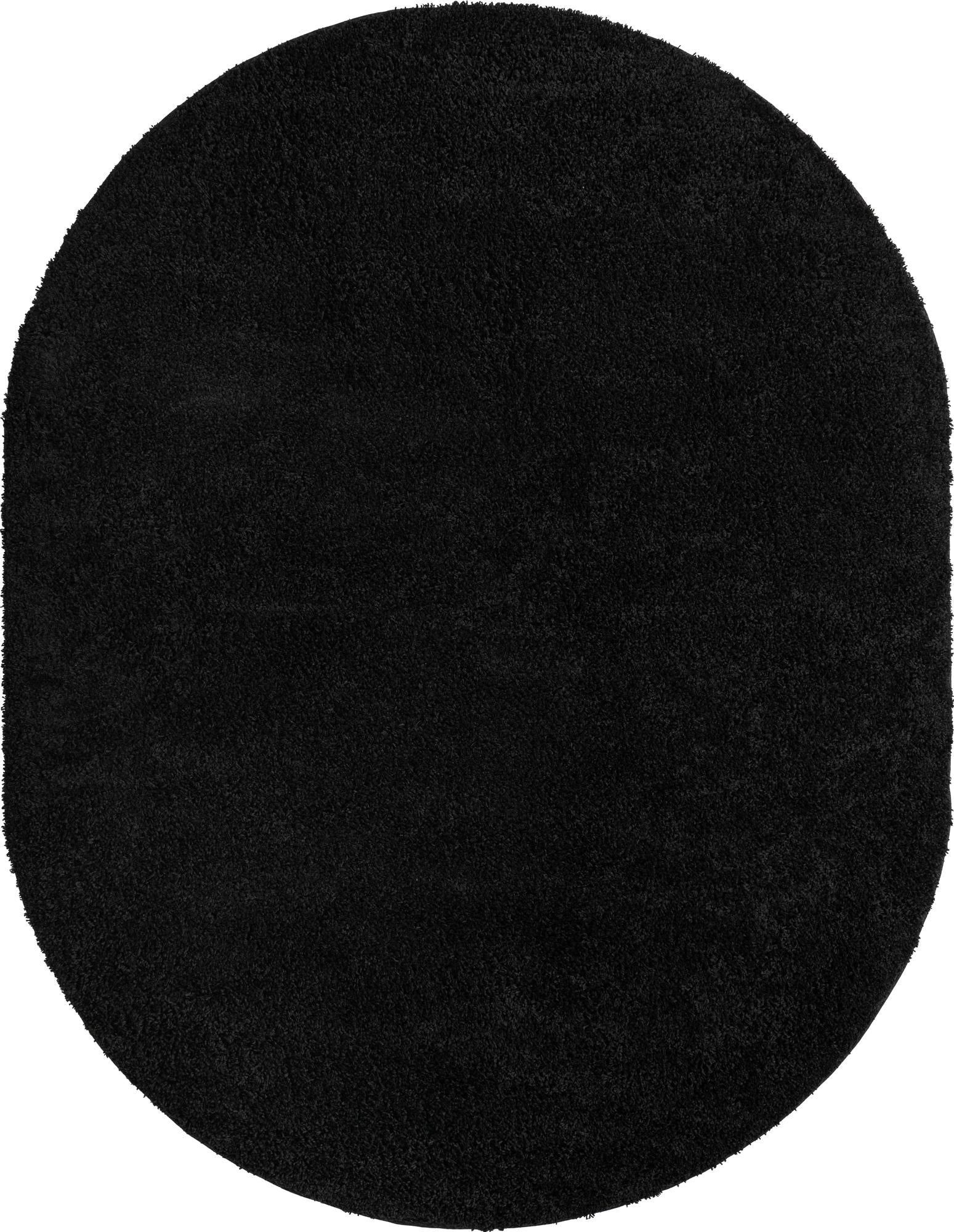 Cozy Comfort Shag Collection Area Rug - Hearthside (Black)