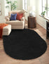 Cozy Comfort Shag Collection Area Rug - Hearthside (Black)