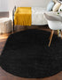 Cozy Comfort Shag Collection Area Rug - Hearthside (Black)