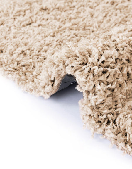 Cozy Comfort Shag Collection Area Rug - Hearthside (Taupe)