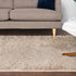 Cozy Comfort Shag Collection Area Rug - Hearthside (Taupe)