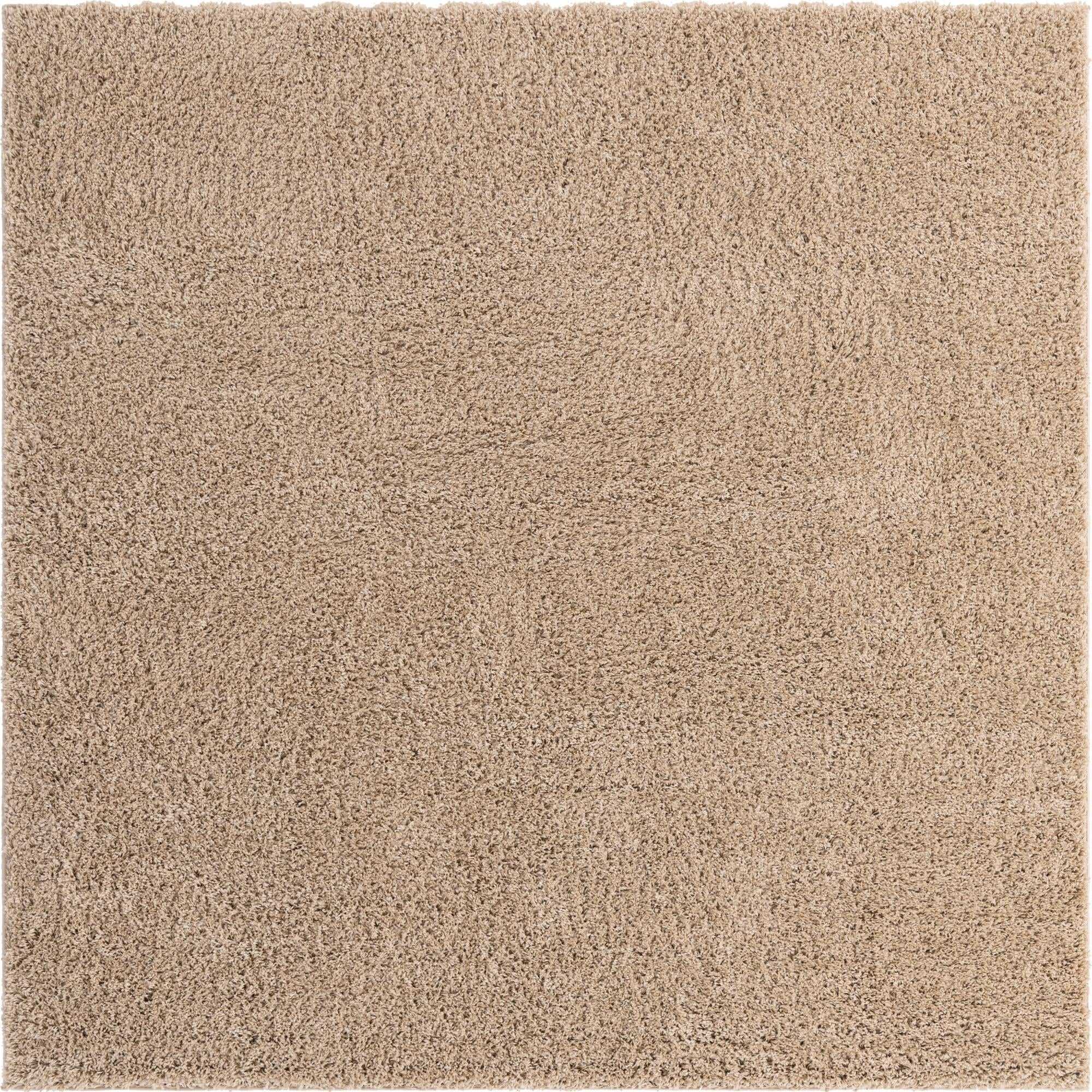 Cozy Comfort Shag Collection Area Rug - Hearthside (Taupe)