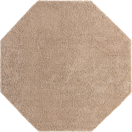 Cozy Comfort Shag Collection Area Rug - Hearthside (Taupe)