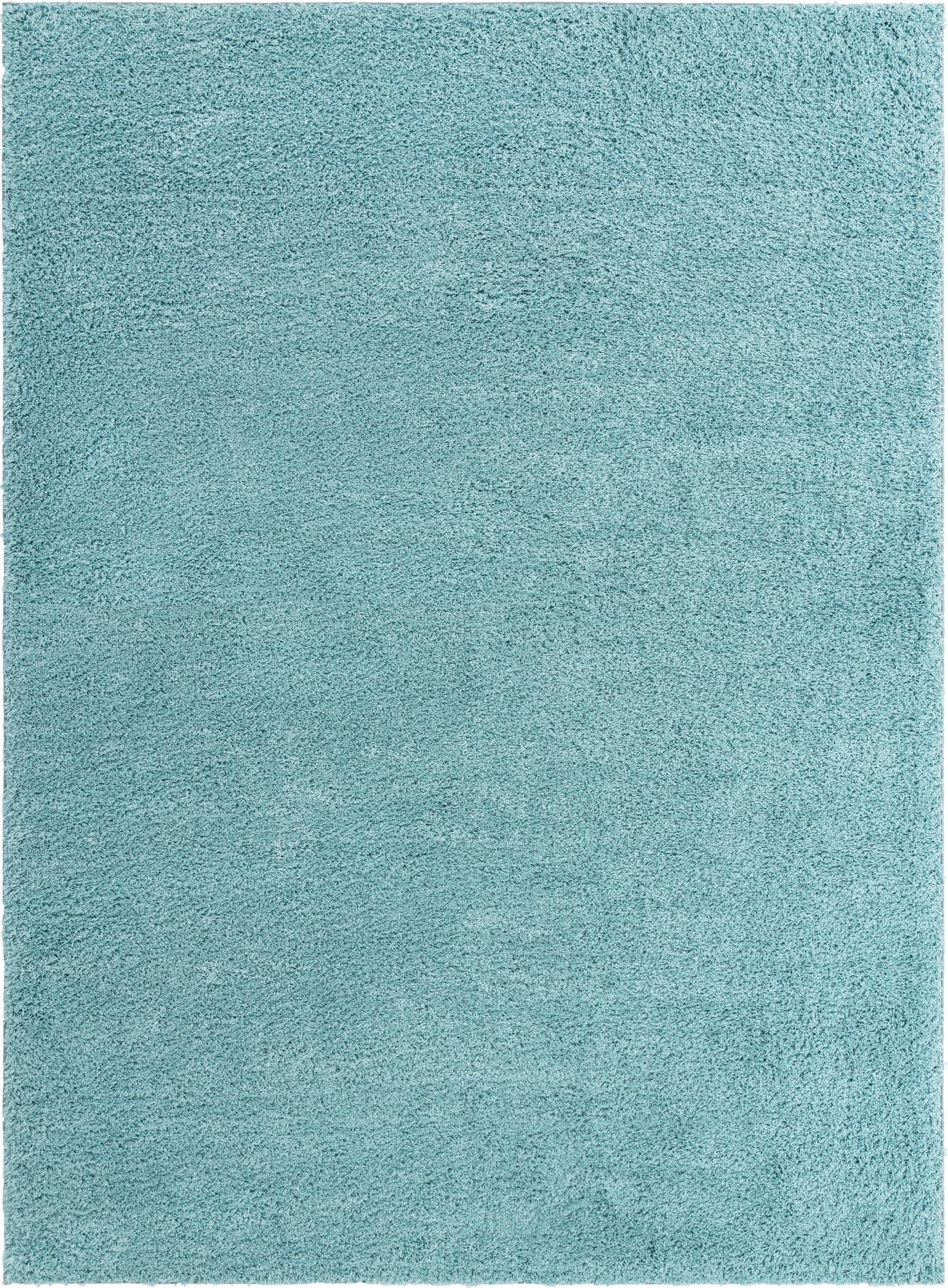 Cozy Comfort Shag Collection Area Rug - Hearthside (Turquoise)