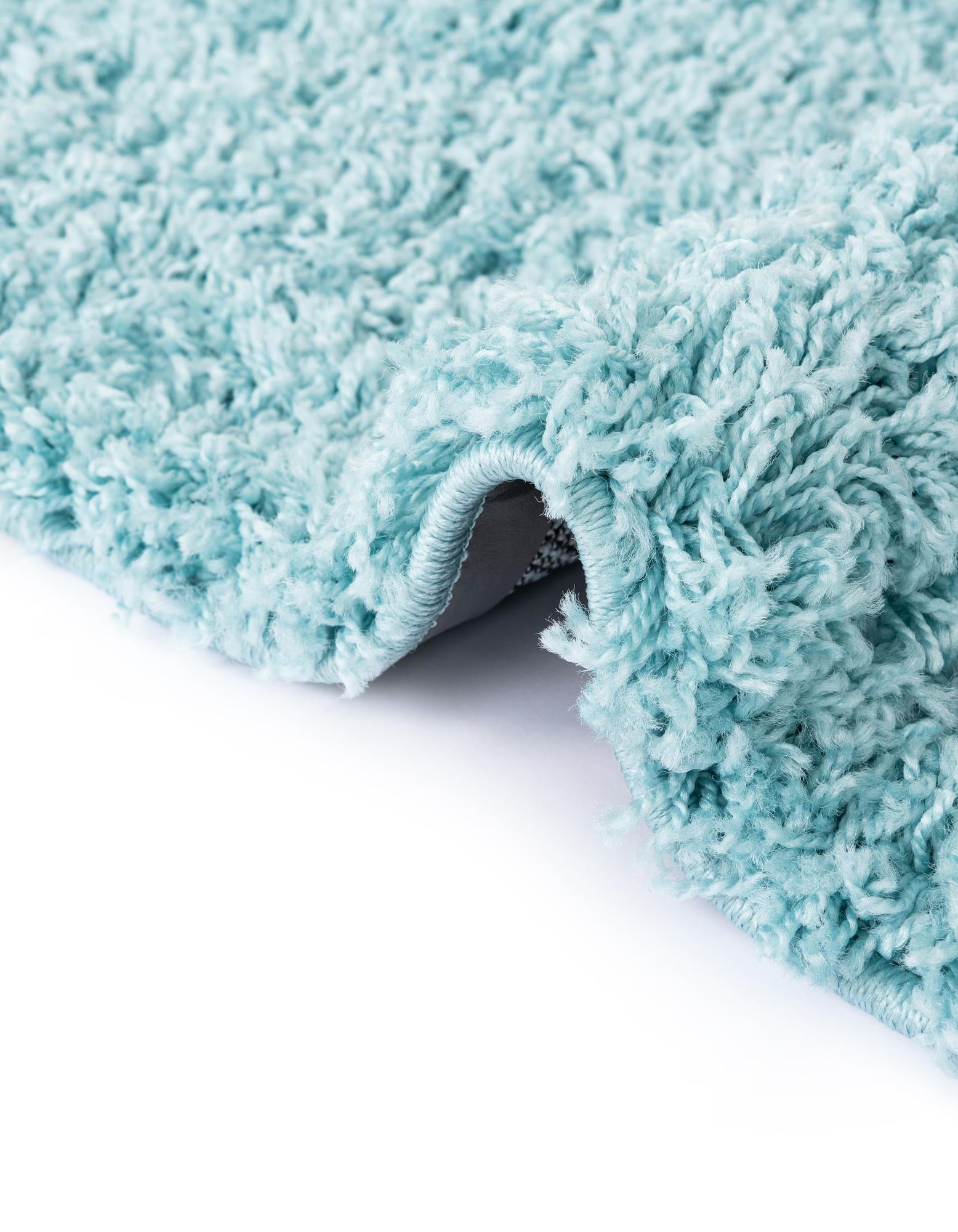 Cozy Comfort Shag Collection Area Rug - Hearthside (Turquoise)