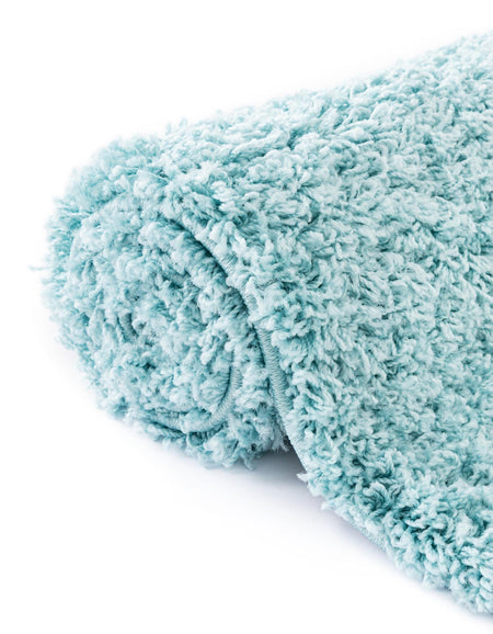 Cozy Comfort Shag Collection Area Rug - Hearthside (Turquoise)