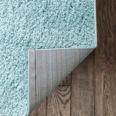 Cozy Comfort Shag Collection Area Rug - Hearthside (Turquoise)