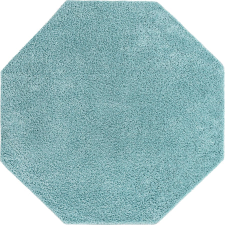 Cozy Comfort Shag Collection Area Rug - Hearthside (Turquoise)