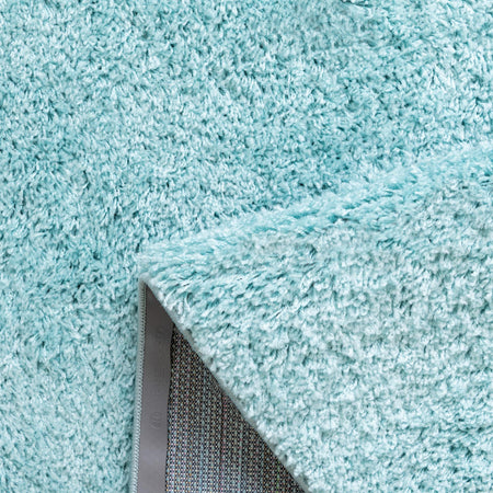 Cozy Comfort Shag Collection Area Rug - Hearthside (Turquoise)