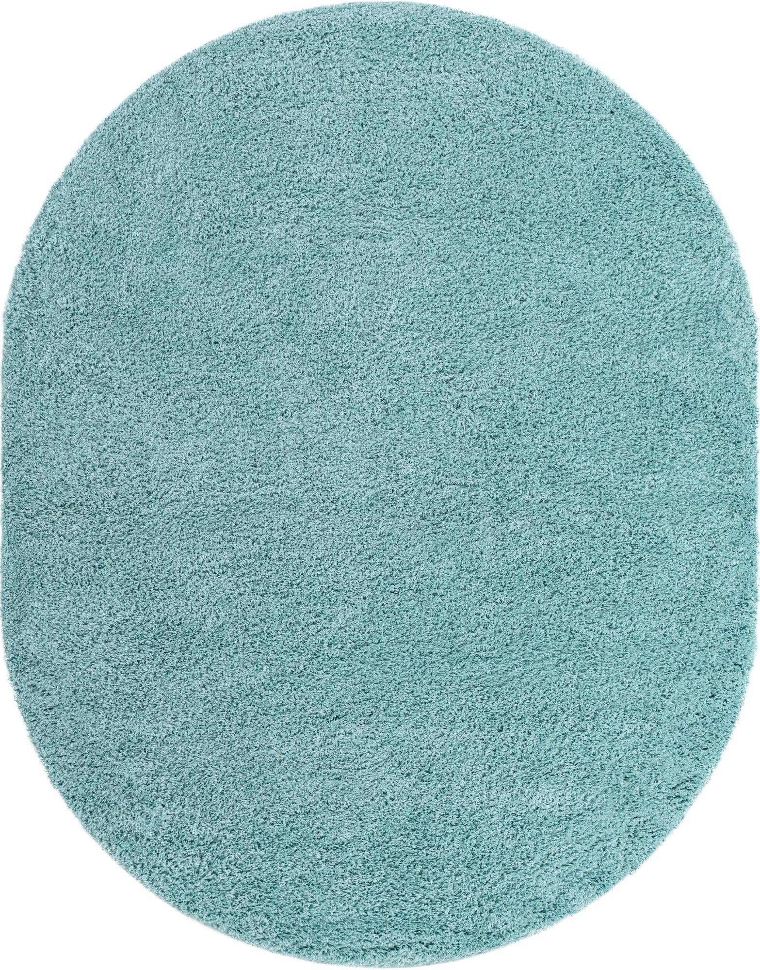 Cozy Comfort Shag Collection Area Rug - Hearthside (Turquoise)