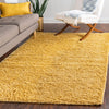 Cozy Comfort Shag Collection Area Rug - Hearthside (Yellow) Rectangle Yellow  lifestyle 11