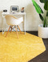 Cozy Comfort Shag Collection Area Rug - Hearthside (Yellow)