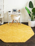 Cozy Comfort Shag Collection Area Rug - Hearthside (Yellow)