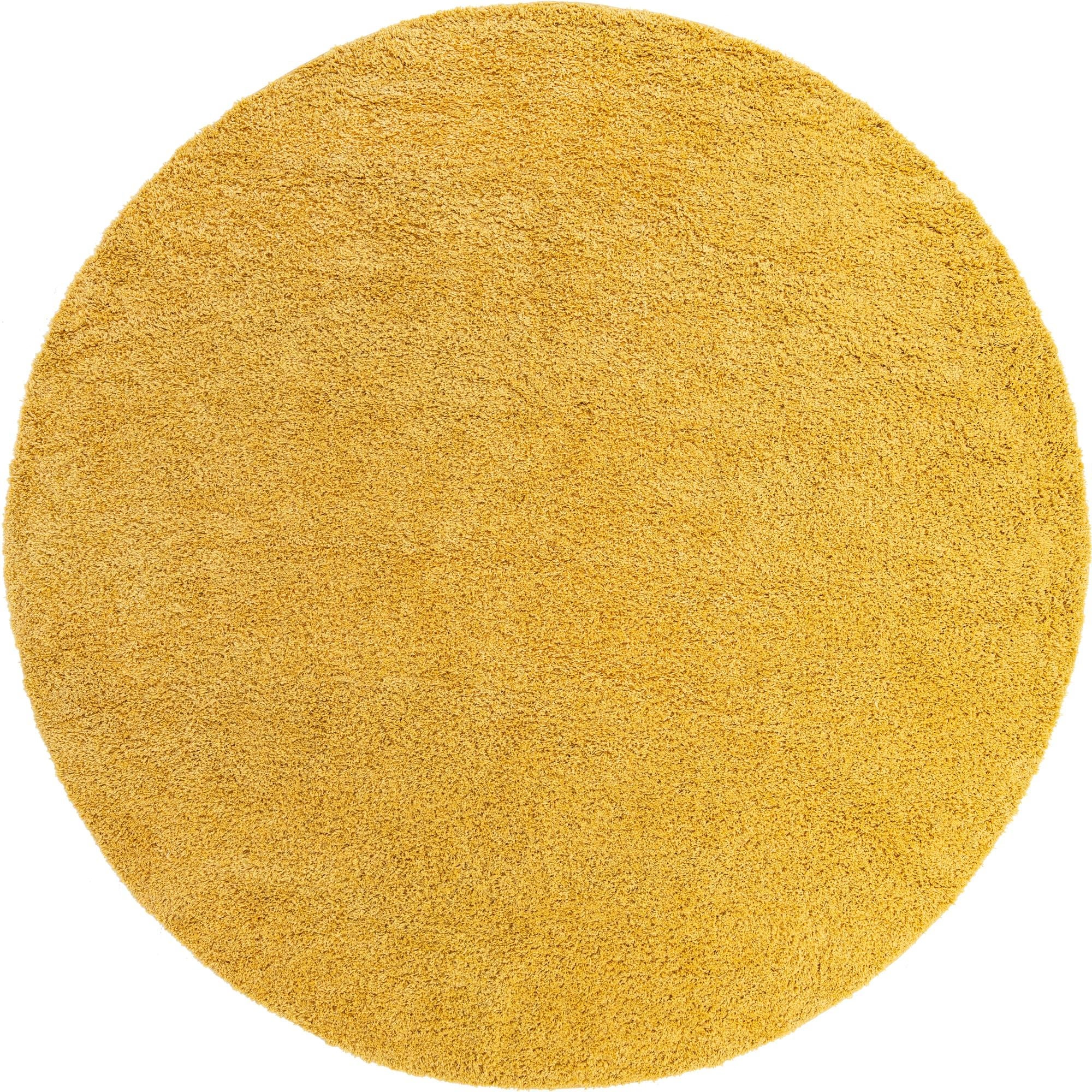 Cozy Comfort Shag Collection Area Rug - Hearthside (Yellow)