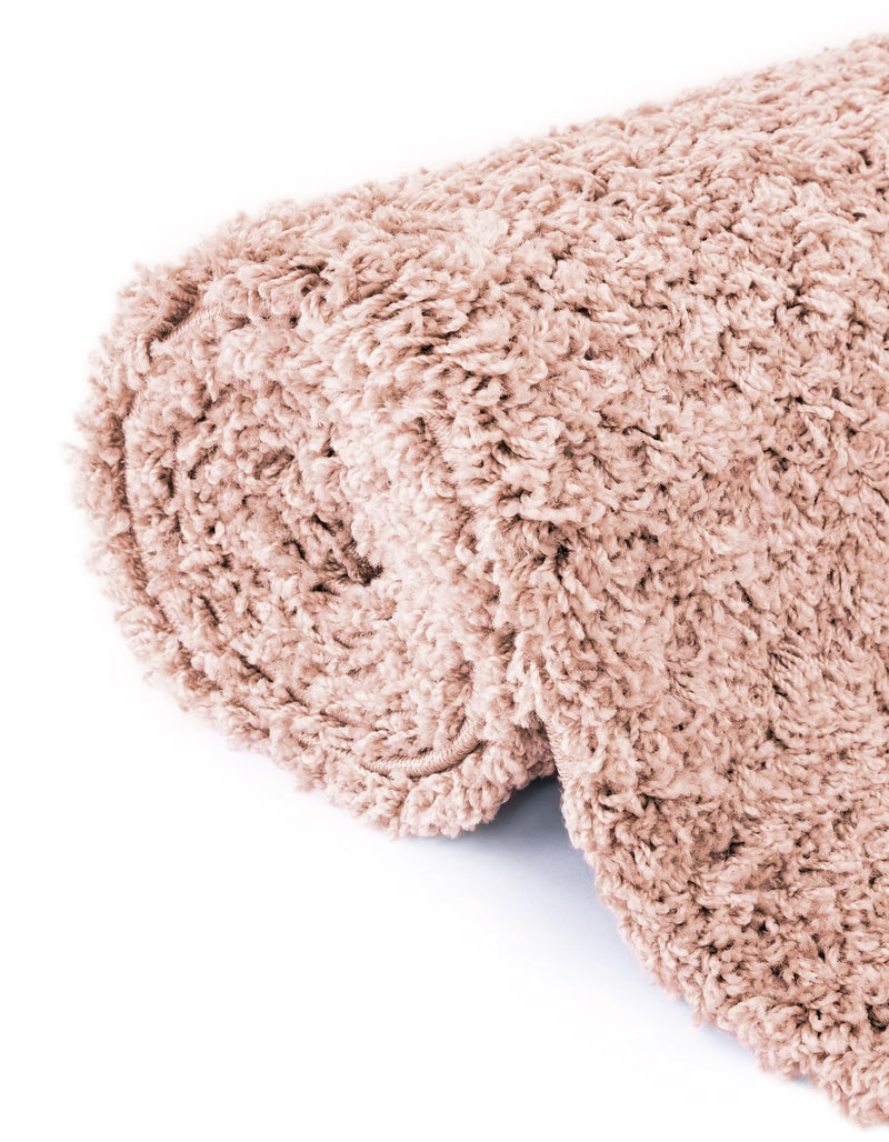 Cozy Comfort Shag Collection Area Rug - Hearthside (Rose Pink) Rectangle Rose Pink  lifestyle 10