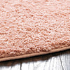 Cozy Comfort Shag Collection Area Rug - Hearthside (Rose Pink) Round Rose Pink  lifestyle 18