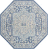 Savannah Series Collection Area Rug - Charleston (French Blue) Octagon French Blue  lifestyle 16