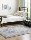 Savannah Series Collection Area Rug - Charleston (French Blue) Rectangle French Blue  lifestyle 3