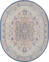 Savannah Series Collection Area Rug - Charleston (Multi) Oval Multi  lifestyle 16