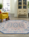 Savannah Series Collection Area Rug - Charleston (Multi) Octagon Multi  lifestyle 28