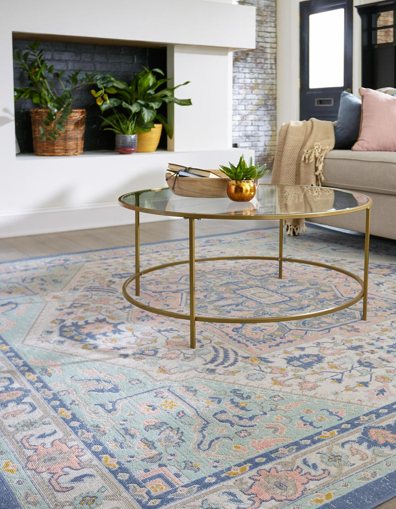 Savannah Series Collection Area Rug - Charleston (Multi) Rectangle Multi  lifestyle 4