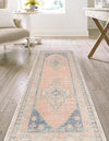 Savannah Series Collection Area Rug -  Augusta (French Blue) Runner French Blue  lifestyle 22