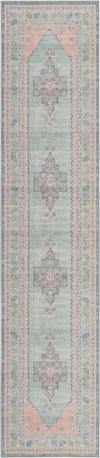 Savannah Series Collection Area Rug -  Augusta (Pink) Runner Pink  lifestyle 18