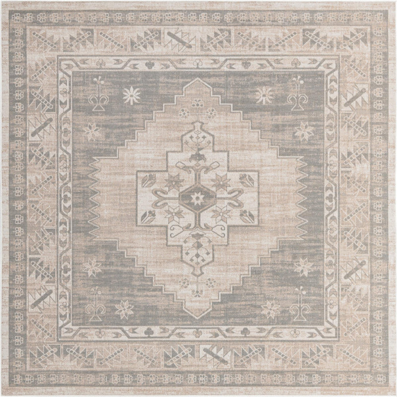 Savannah Series Collection Area Rug -  Augusta (Mink) Square Mink  lifestyle 16