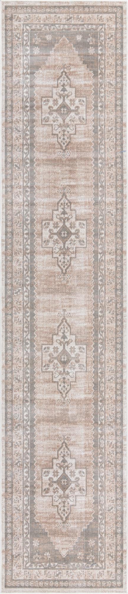 Savannah Series Collection Area Rug -  Augusta (Mink) Runner Mink  lifestyle 19