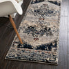 Santa Fe Trails Collection Area Rug -  Mesa Runner Gray  lifestyle 54