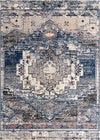 Santa Fe Trails Collection Area Rug -  Mesa Rectangle Blue Main