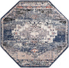 Santa Fe Trails Collection Area Rug -  Mesa Octagon Blue  lifestyle 42