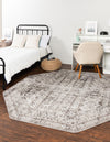 Cambridge Classics Collection Area Rug - Kendall (Gray) Octagon Gray  lifestyle 15