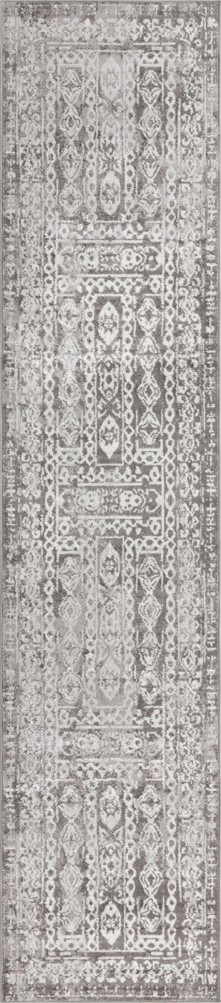 Cambridge Classics Collection Area Rug - Kendall (Gray) Runner Gray  lifestyle 12