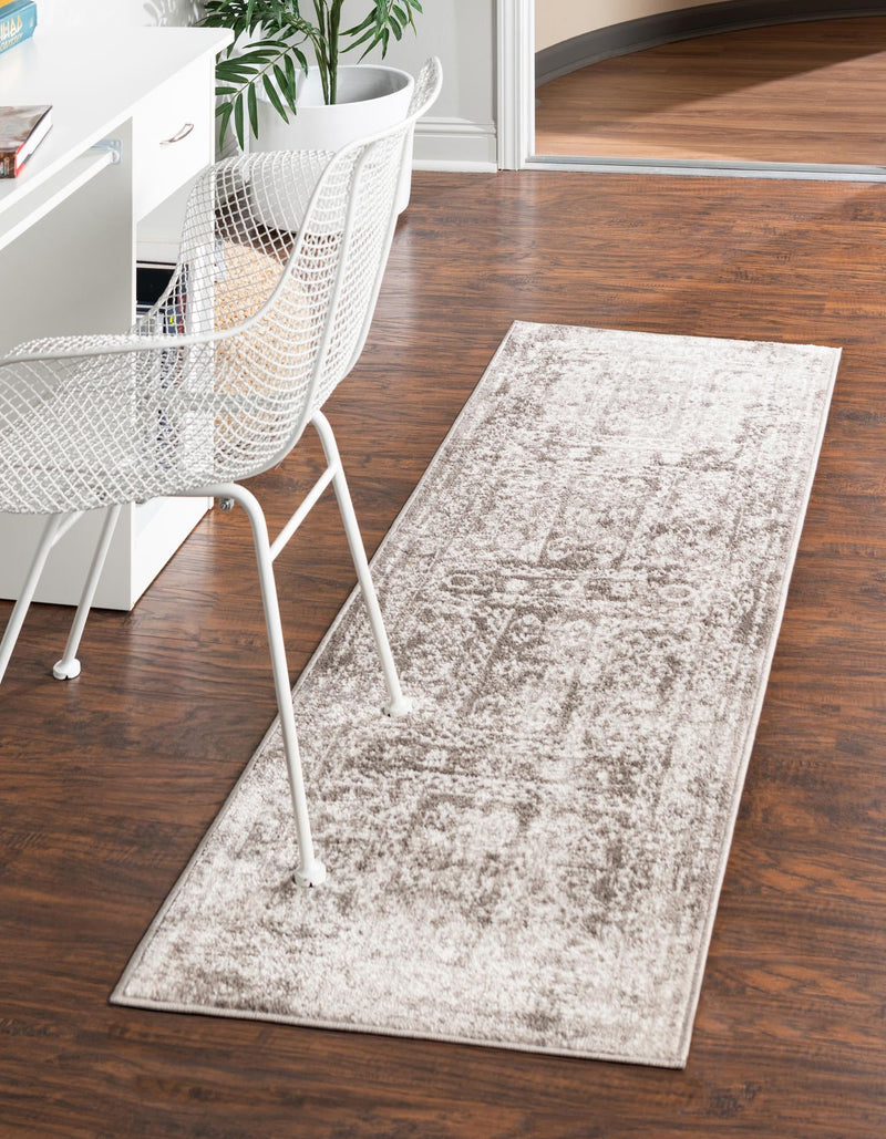 Cambridge Classics Collection Area Rug - Kendall (Gray) Runner Gray  lifestyle 17