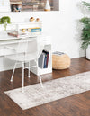 Cambridge Classics Collection Area Rug - Kendall (Gray) Runner Gray  lifestyle 22