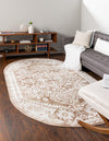 Cambridge Classics Collection Area Rug -  Pembroke (Beige) Oval Beige  lifestyle 14